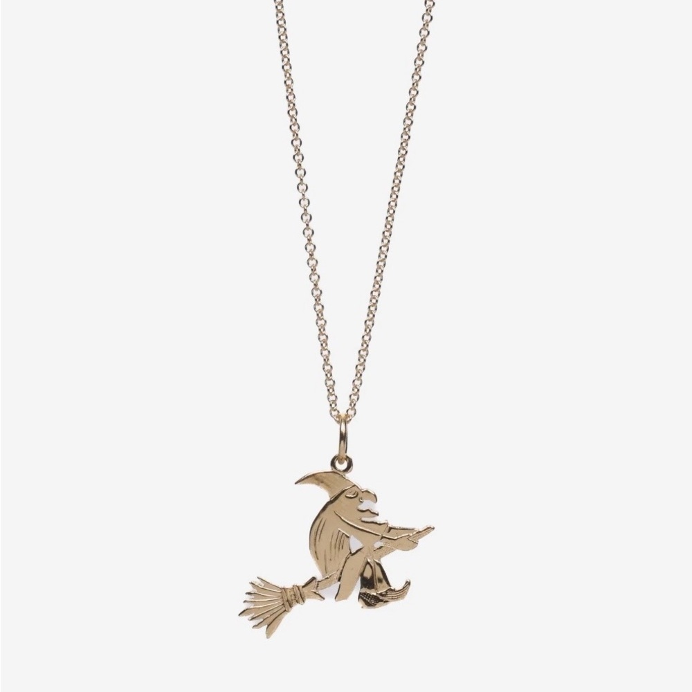 Witchy Witch - 14k Yellow Gold Charm - Picture 2 of 4